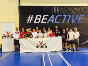 All participants at the Badminton MESA Tournament as part of the #BeActive Week